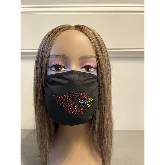 Arizona Cardinals Bling Rhinestone Face Mask - Picture 1 of 11